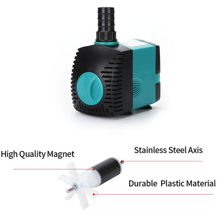Aquarium Circulating Water Pump Fish Pond Pump Aquarium Side Suction Pump 25w