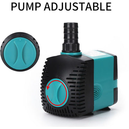 Aquarium Circulating Water Pump Fish Pond Pump Aquarium Side Suction Pump 25w
