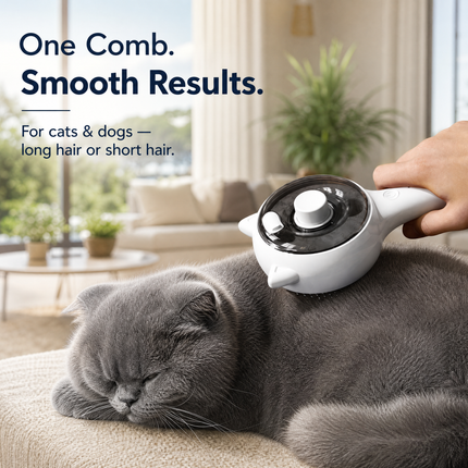 Pink Pet Spray Grooming Brush for Cats and Dogs, Rechargeable Self Cleaning Slicker Brush with Fine Mist, 30ml Water Tank, 500mAh Battery, One Click Fur Release, Type-C Charging