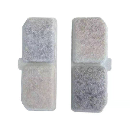 Cat Water Fountain Replacement Filters, 6 Pack Pet Fountain Filters with Activated Carbon and Sponge, Compatible with XC528 3L/101oz Automatic Cat Water Fountains