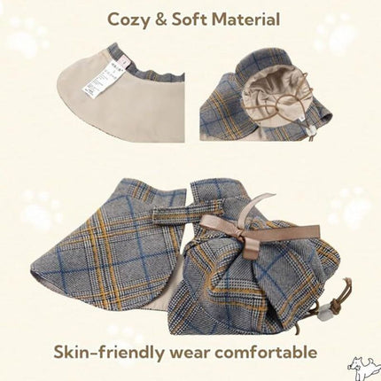Cute Detective Pet Clothes Set For Small & Medium Dogs And Cats (Large)