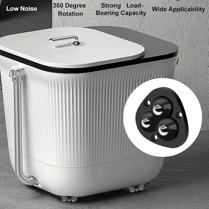 Small Appliance Caster Wheels,12 Pcs Mini Appliance Rollers for Kitchen Appliances Countertop 360°Rotation Self Adhesive Swivel Wheels for Coffee Maker,Storage Bins,Trash Can(Black)