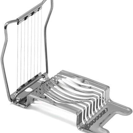 Egg Slicer, Stainless Steel Egg Slicer Cutter, Multipurpose Slicer for Egg Ham Strawberry Banana Soft Fruit