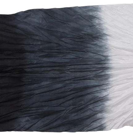 Dance Fan, 1 Pair Long Fan Belly Fans Folding Performance Classical (Black)