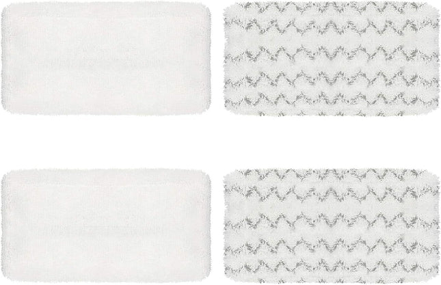 4 Pack Steam Mop Pads or Bissell Symphony 1252 1606670 1543 1652 1132 1530 11326 Vacuum and Steam Mop, Bissell 2747A Replacement Pads, Bissel Symphony Pet Mop Pads, Microiber Washable & Reusable
