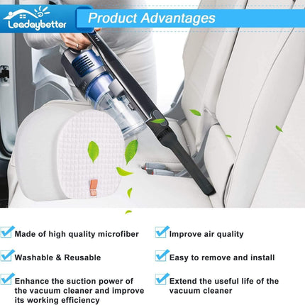 6 Pack ilter Replacement or Shark Rocket Pet Pro IX140 IX141 IX142 IZ140 IZ141C IZ142 IZ162H IZ362H IZ363HT IZ440H IZ462H IZ482H IZ483H Cordless Stick ilters, Comapre Part # 617J140