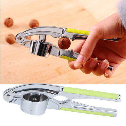 Kitchen Portable Manual Food Garlic Press Grinder Crusher Masher Walnut Cracker for Home Use
