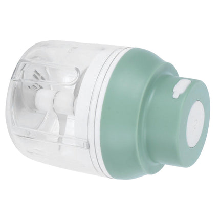 Mini Vegetable Cutter 250ml Electric Garlic Masher Crusher Grinder Kitchen AccessoryGreen