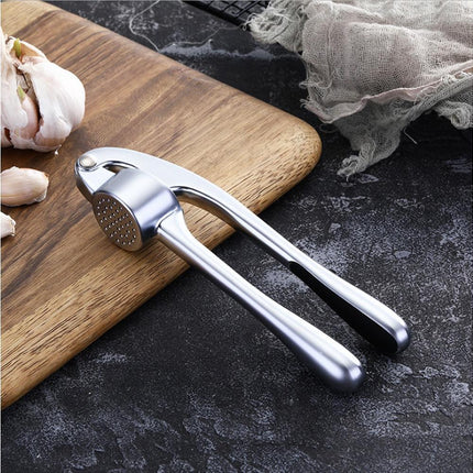 Professional Multi Function Kitchen Zinc Alloy Manual Garlic Press Crusher Tool