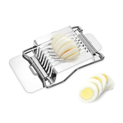 Kitchen Stainless Steel Egg Slicer Wire Egg Cheeses Chopper Dicer Cutter Tool for Salads Sandwiches