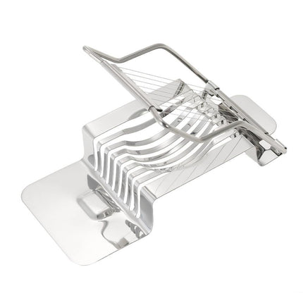 Kitchen Stainless Steel Egg Slicer Wire Egg Cheeses Chopper Dicer Cutter Tool for Salads Sandwiches