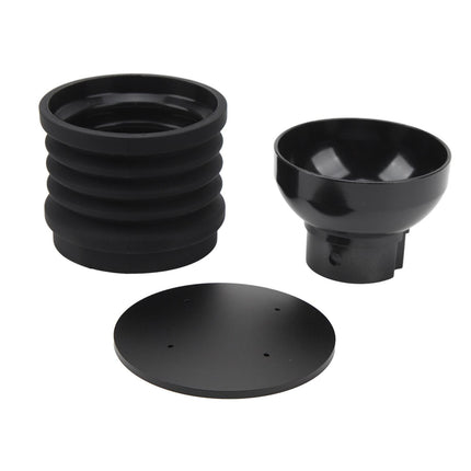 Single Dose Hopper with Bellow & ABS Silicone Coffee Bean Bin, Grinder Accessories