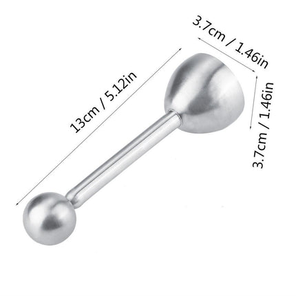 Stainless Steel Egg Cutter, Topper & Cracker for Soft & Hard Boiled Eggs