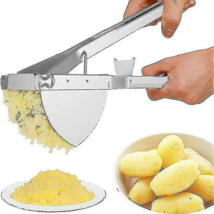 Stainless Steel Potato Masher & Press - Professional Kitchen Tool