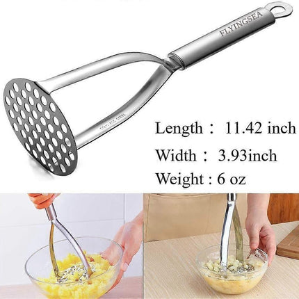 Professional Stainless Steel Potato Masher - 304 stainless steel Vegetable Masher
