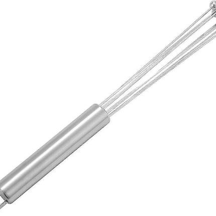 Stainless Wire Egg Whisk - 12inch Kitchen Broom for Mixing, Beating, Cooking