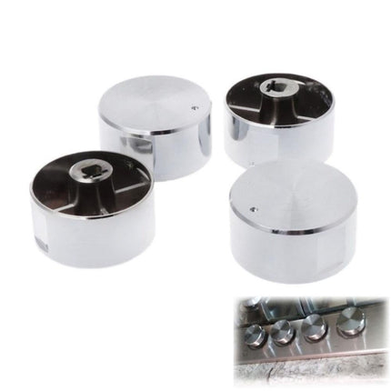 4Pcs Rotary Switches Round Knob Gas Stove Burner Oven Kitchen Parts Handles