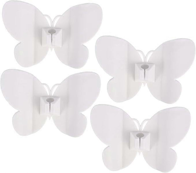 4pcs USB Cable Winder Clips Desk Cord Organizer Butterfly Wire Holder for Appliance