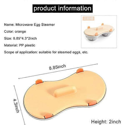 Microwave Fried Egg Cooking Tool for Kitchen Use