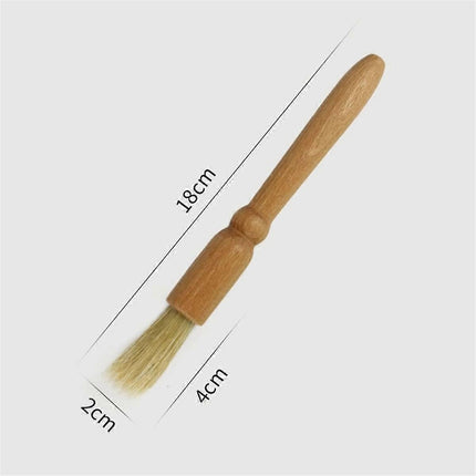 Coffee Grinder Brush Bamboo Handle Cleaning Brush Tool for Coffee Maker