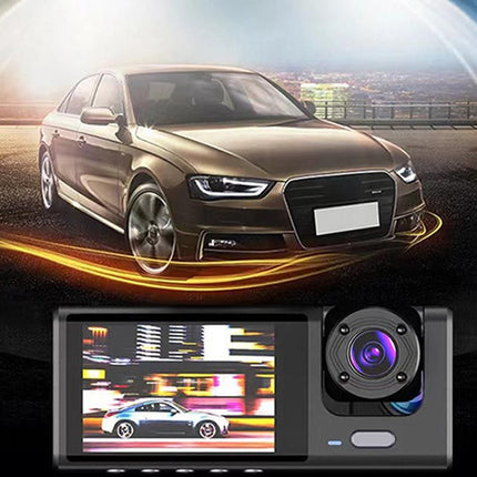 3 Channel Dash Cam Front and Rear Inside with 32GB SD Card 1080P Dash Camera Full HD 170 Degree Wide Angle Dashboard Camera