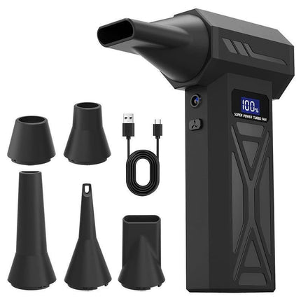 110000RPM Electric Compressed Air Duster Blower Rechargeable 4-Speed