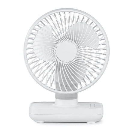 4-Speed Air Circulator Desk Fan Rechargeable Quiet Table Fan for Home Office Dorm Dark Blue