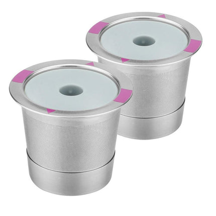 2 PCS Stainless Steel Coffee Filter Pods Compatible with Keurig 1.0/2.0