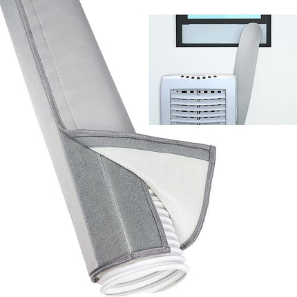 Air Conditioner Hose Cover Insulation Sleeve for AC Exhaust Pipe Light Gray