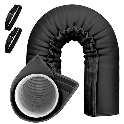 Air Conditioner Hose Cover Insulation Sleeve for AC Exhaust Pipe Black