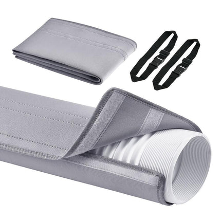 Air Conditioner Hose Cover Insulation Sleeve for AC Exhaust Pipe Black