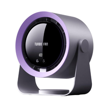 Digital Display Desk Fan Air Circulator Quiet Fan 100 Speeds Adjustable Table Fan for Camping Office Dorm Pink