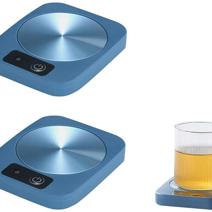 Electric Coffee Mug Warmer Milk Food Hot Plate Cup Warmer for Home Office Pink