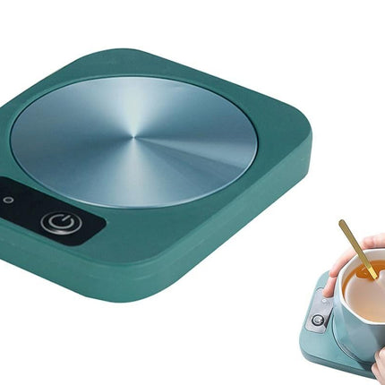 Electric Coffee Mug Warmer Milk Food Hot Plate Cup Warmer for Home Office Green