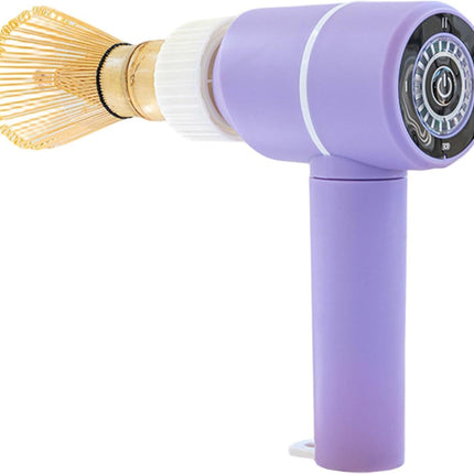 Electric Matcha Mixer Purple One Size Three-Speed No Splash Tea Maker 1pc