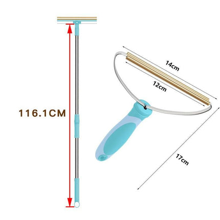 Carpet Rake for Pet Hair Removal Rotating Carpet Rake Scraper