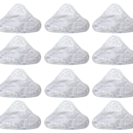 12Pcs Replacement Microfibre Washable Steam Mop Cleaning Pads For H20 X5 Steam Cleaner