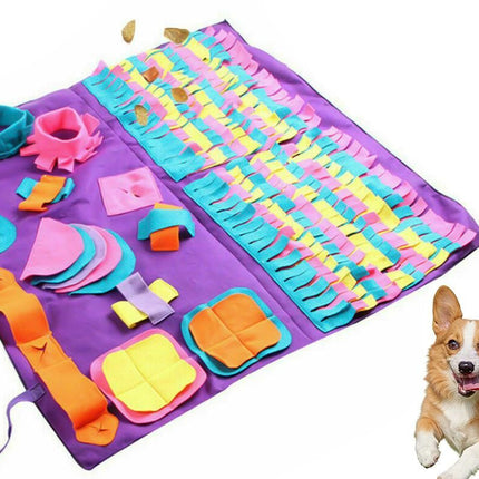 Dog Pet Nose Training Sniffing Pad Toys Blanket Game Feeding Cushion Snuffle Mat