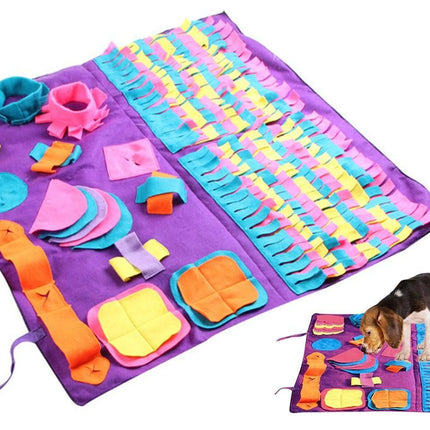 Dog Pet Nose Training Sniffing Pad Toys Blanket Game Feeding Cushion Snuffle Mat