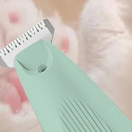 Electric Dog Paw Trimmer Digital Display Dual Speed Pet Groomer-Green