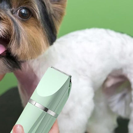 Professional Pet Cat Dog Clipper Grooming Kit Pet Hair Trimmer Electric Shaver-White