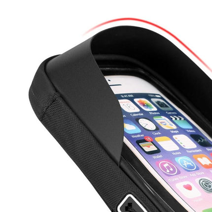 Waterproof Bike Phone Holder Fully Enclosed Touch Sensitive Phone Mount-Black