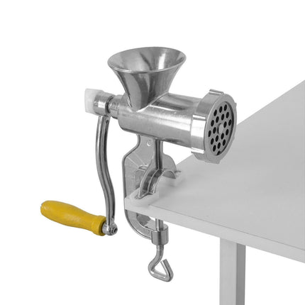Hand Sausage Filler Maker Manual Kitchen Meat Grinder Mincer Stuffer Table