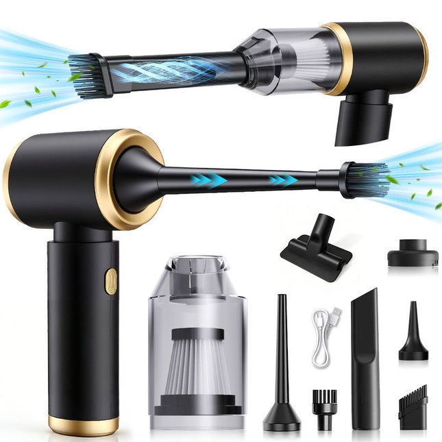 Cordless Handheld Portable Vacuum Cleaner, Wet & Dry Use Powerful Mini Car Vacuum with Multiple Nozzles & Washable Filter for Home Car Office Pet Hair Cleaning