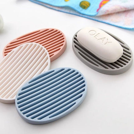Silicone Soap Saver Pad – Non-Slip Silicone Soap Holder Tray – Blue Amazing Shopping