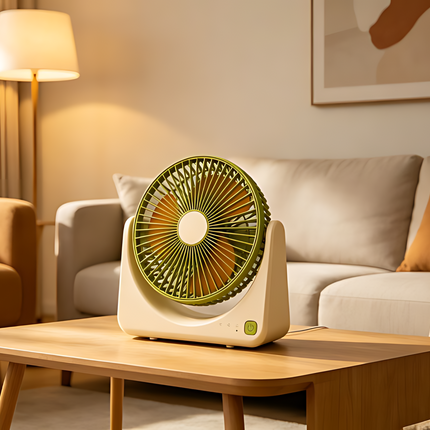 【Portable USB Mini Desk Fan, 3 Speed Adjustable, Ultra Quiet 36dB(A), 500mAh Rechargeable Battery, 1-3H Long Endurance, Lightweight 0.34kg Personal Cooling Fan for Home Office Travel Camping】