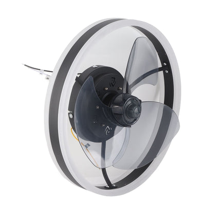 Ceiling Fan Light 6 Speed Remote Control 3 Color LED Ceiling Fan Lamp for Living Room 110V