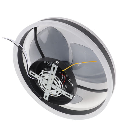 Ceiling Fan Light 6 Speed Remote Control 3 Color LED Ceiling Fan Lamp for Living Room 110V