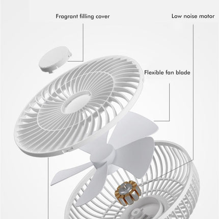 Clip On Fan Portable Rechargeable 720° Rotation Quiet Stroller Fan Sturdy Clamp Mini Desk Fan for Office Table Bedroom Outdoor Travel