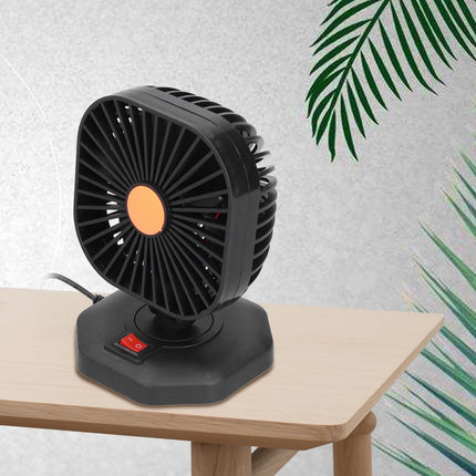 USB Car Fan ABS 360° Rotatable Single Headed USB Charging Mini Car Cooling Fan 5V 2A